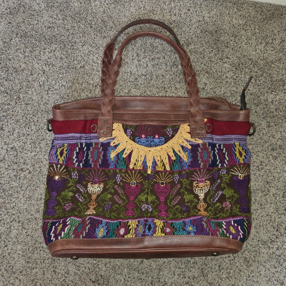 One Of A Kind Embroidered Guatemalan Bag